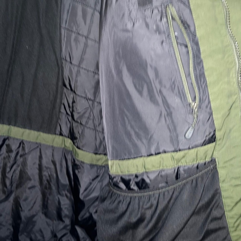 LL Bean‎ Parka Jacket Men's Size 2XL XXL Green Black Color Block Primaloft Ski - Picture 7 of 13